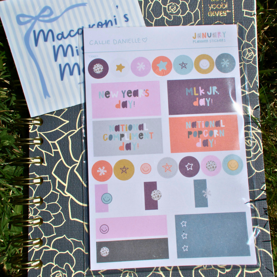 Monthly Planner Stickers