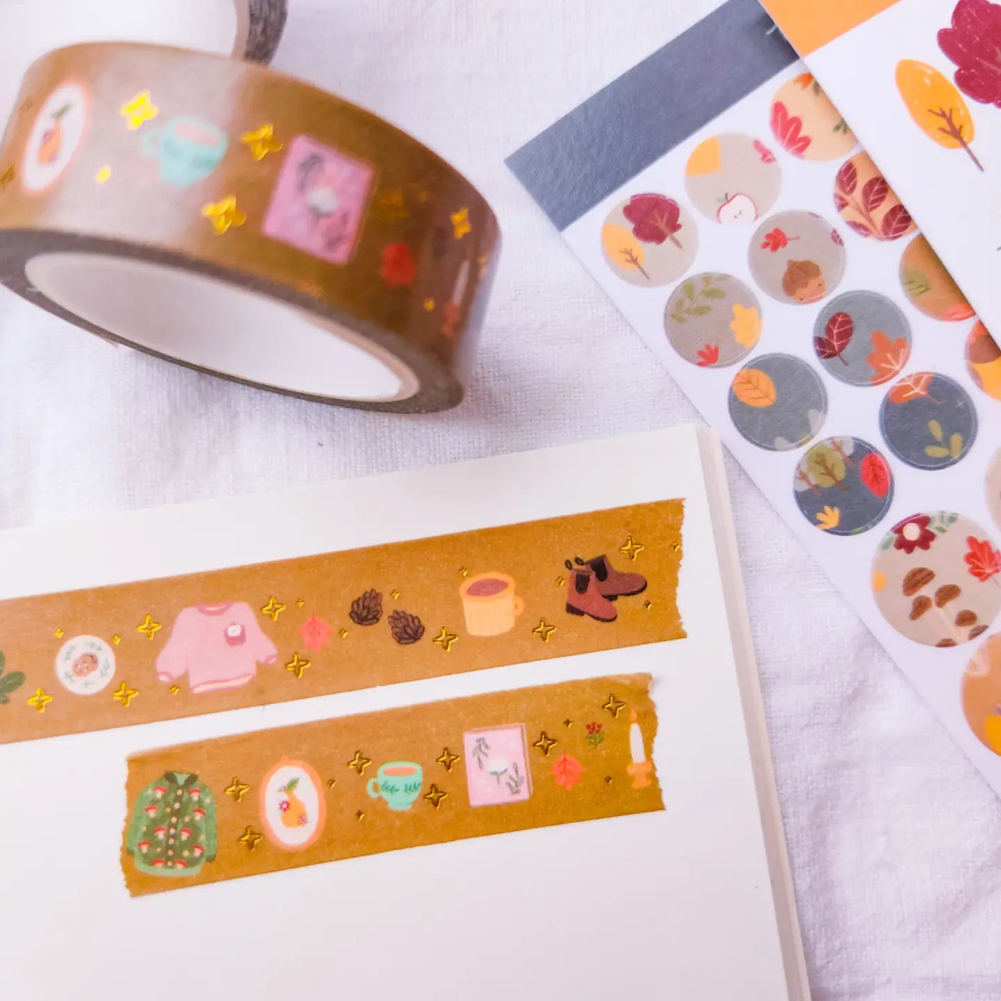 Sweater Weather Whimsical Foil Washi Tape