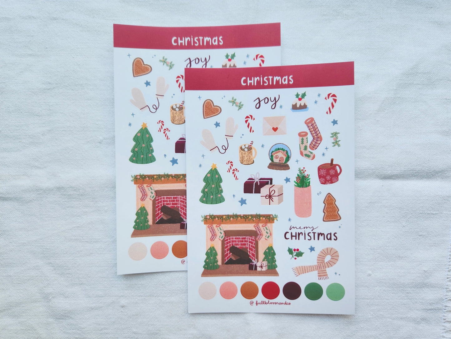 Merry Christmas Sticker Sheet
