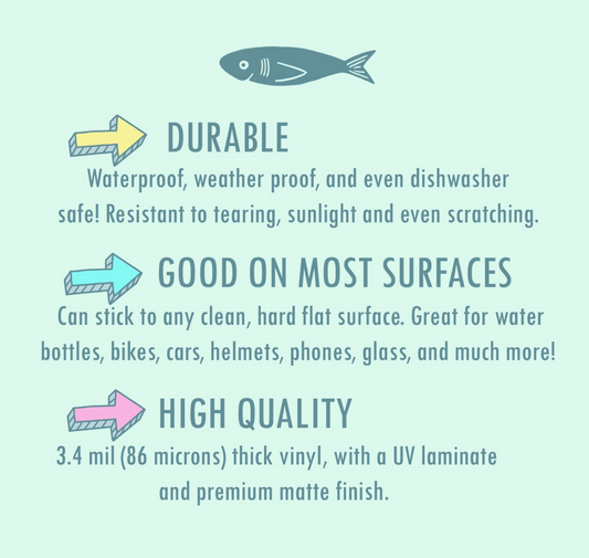 Good Vibes Turtle Sticker