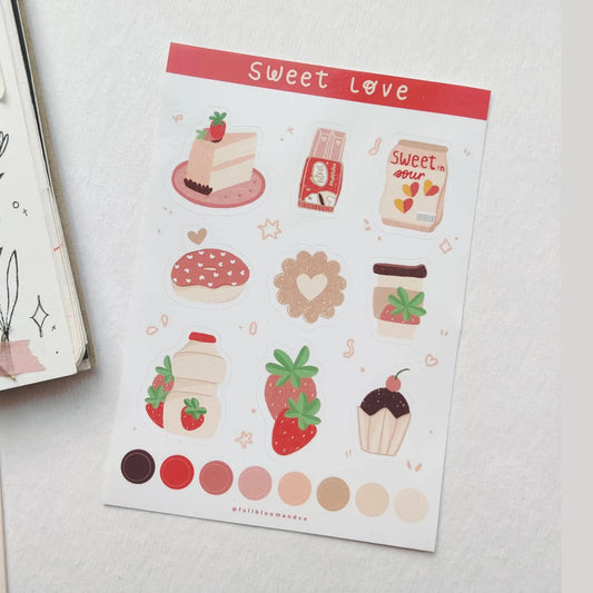 Sweet Love Sticker Sheet