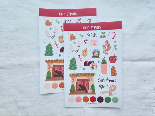 Merry Christmas Sticker Sheet