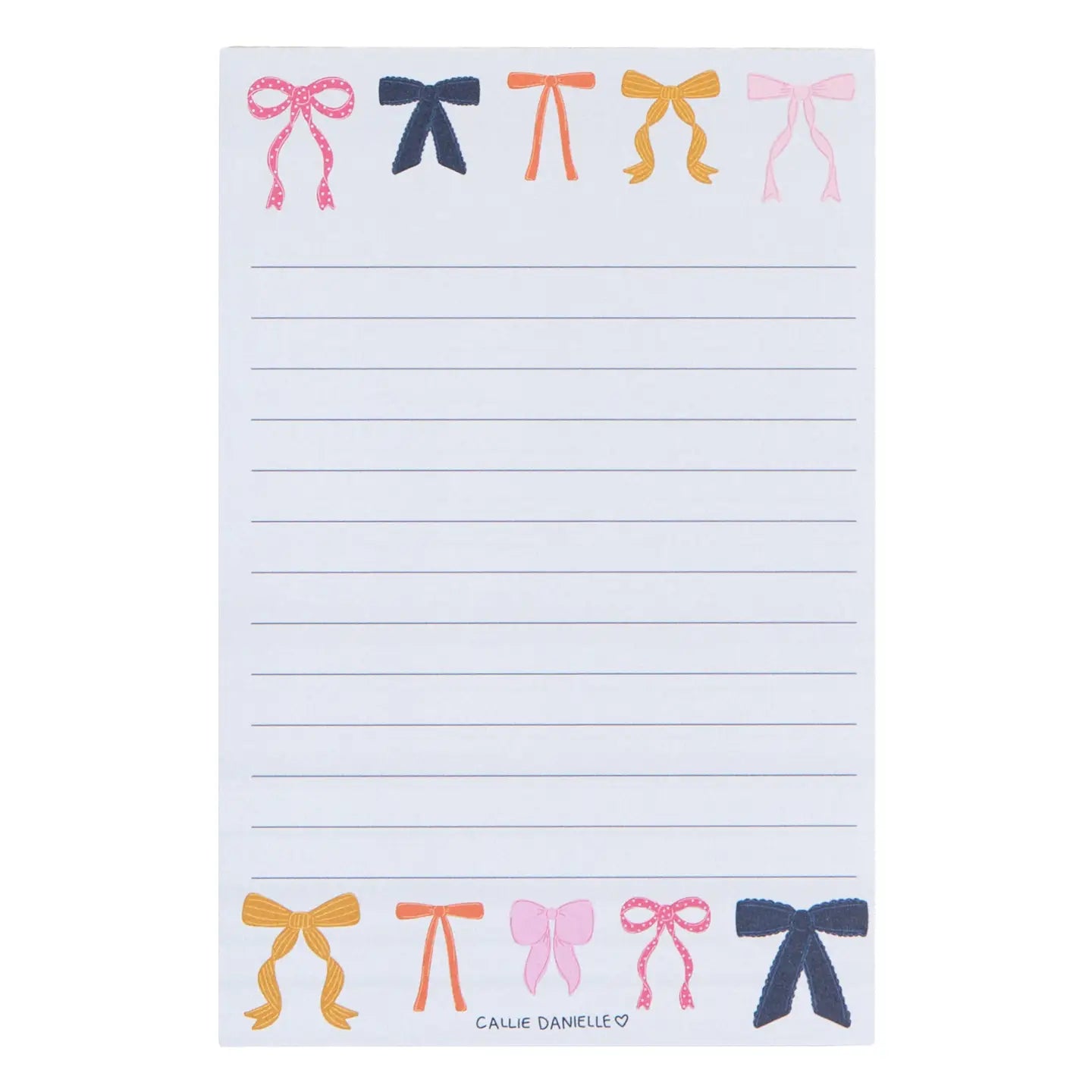 Coquette Bow Notepad