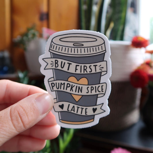 Pumpkin Spice Latte Sticker