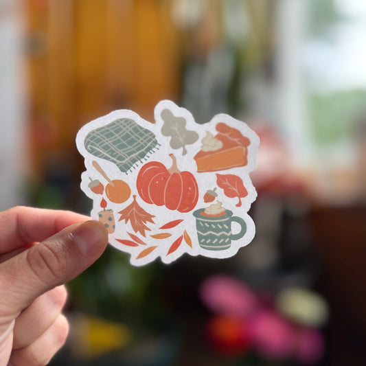 Fall Necessities Sticker