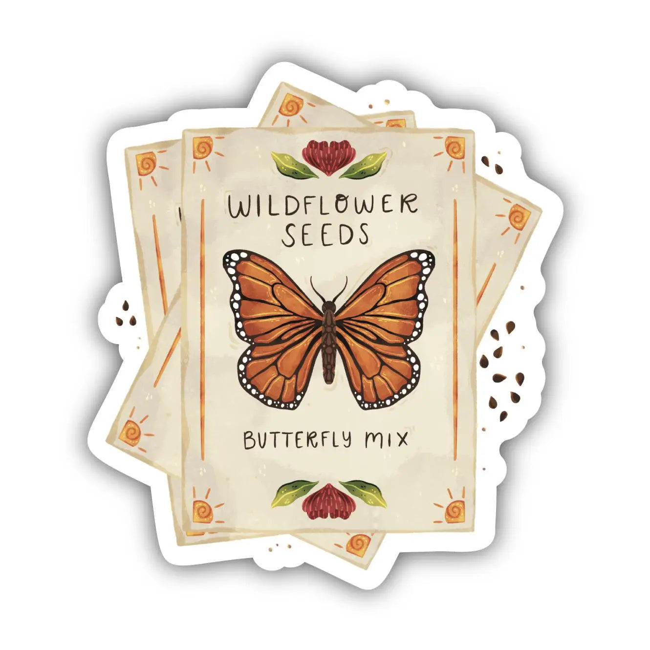 Wildflower Seeds, Butterfly Mix Sticker