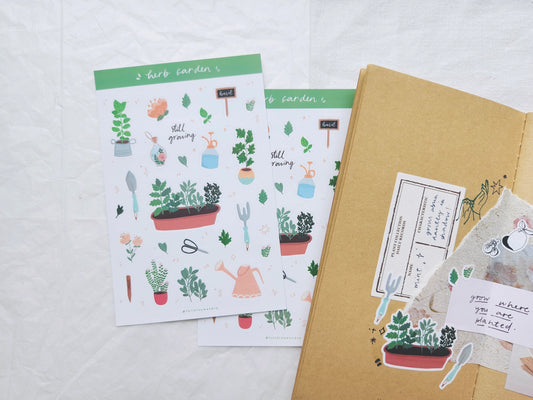 Herb Garden Sticker Sheet